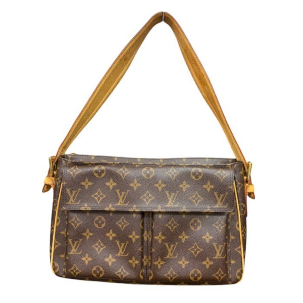 LOUIS VUITTON Louis Vuitton Monogram Viva-Cite GM Shoulder Bag M51163 W4